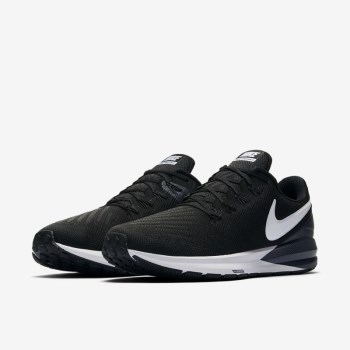 Nike Air Zoom Structure 22 - Férfi Futócipő - Fekete/Fehér